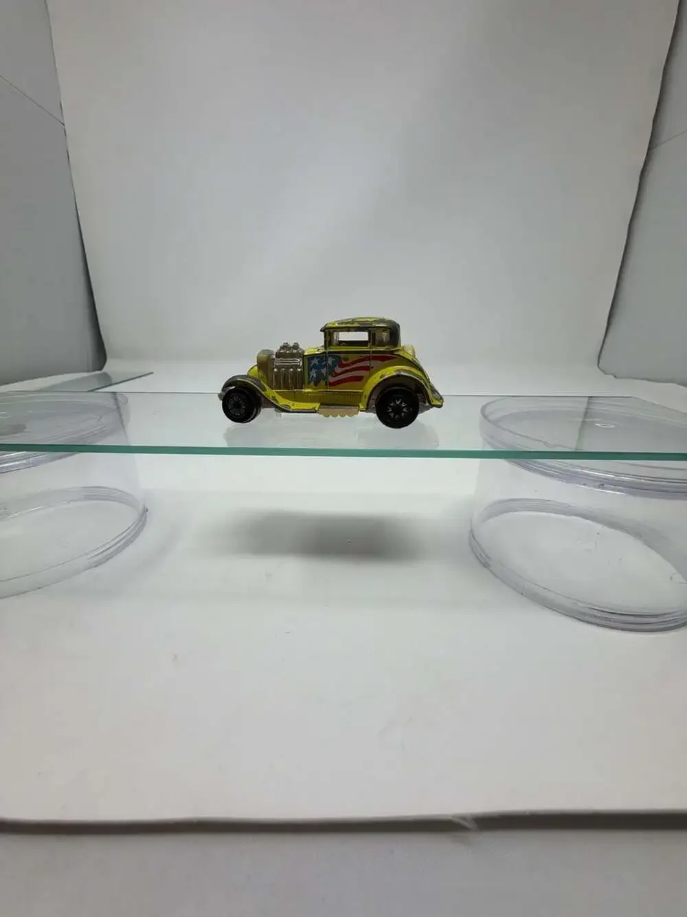 Kenner Fast 111's Super Coupe Yellow Hot Rod Diecast Car